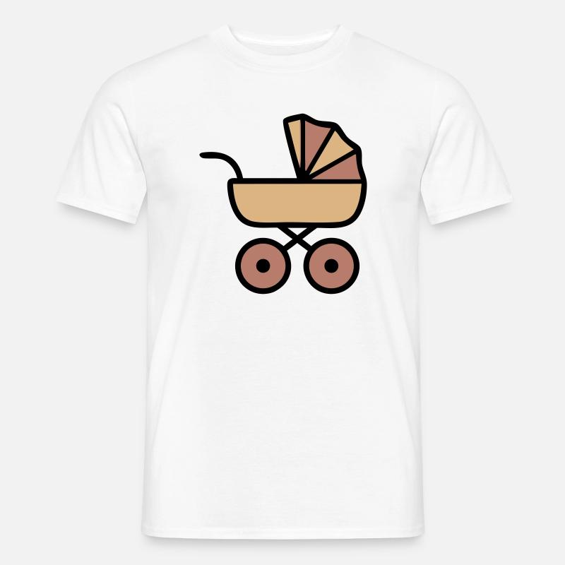 Stroller Baby Boho Icon - Men’s T-shirt - white