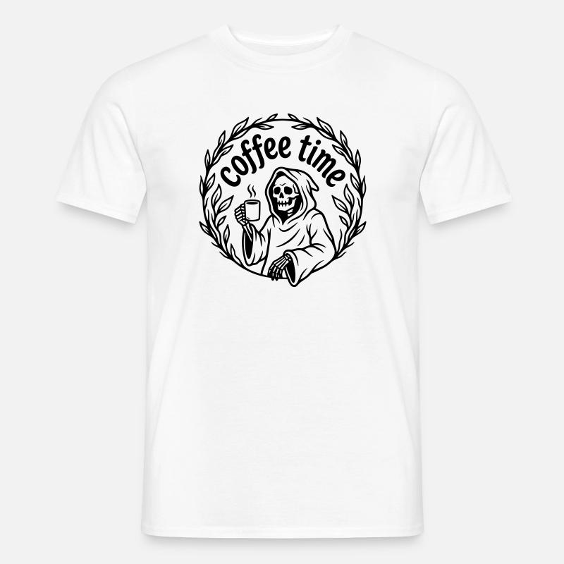 C’est l’heure du café - T-shirt homme - blanc