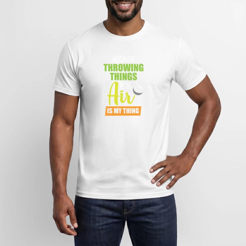 Diskuswurf Diskuswerfen Diskus diskuswerfer Männer T-Shirt