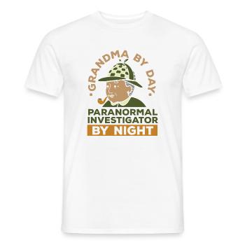 Geisterjagd paranormal geist geisterjäger - Männer T-Shirt - Weiß - Vorne - AI Model Male 178 dark (178cm)