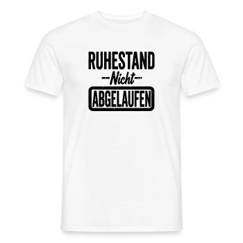 Ruhestand Nacht Abgelaufen Lustiger Spruch - Männer T-Shirt - Weiß - Vorne - AI Model Male 178 dark (178cm)