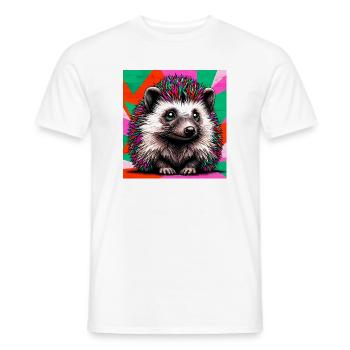 Igel - Männer T-Shirt - Weiß - Vorne - AI Model Male 178 dark (178cm)