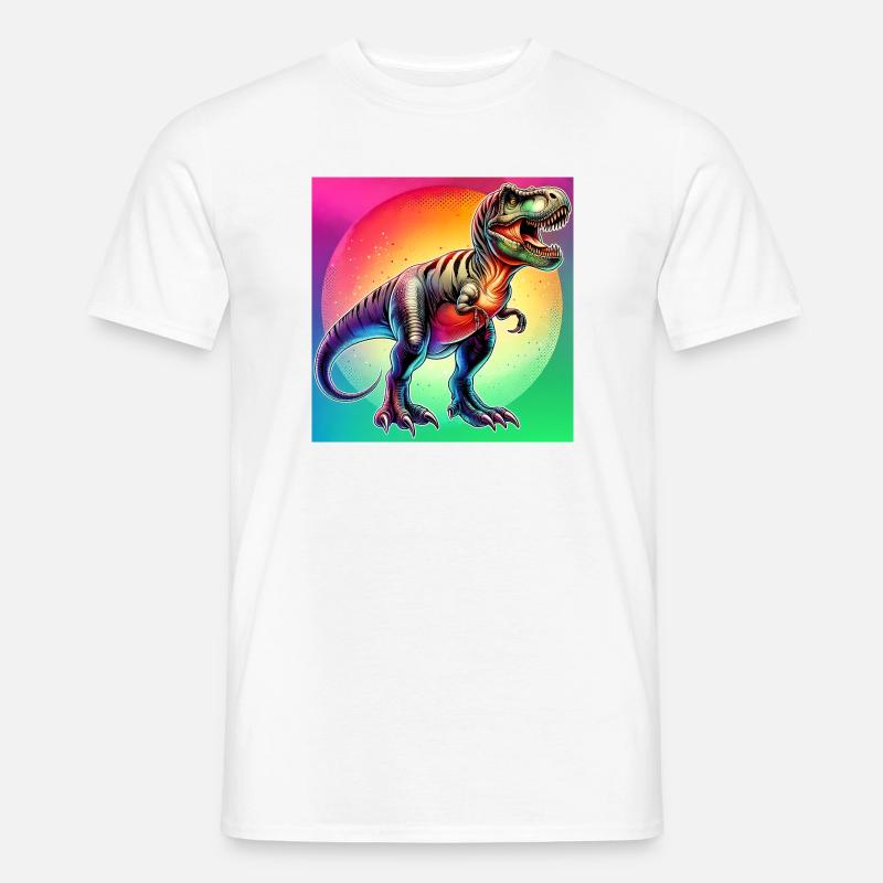 dinosaur - Men's T-Shirt - white