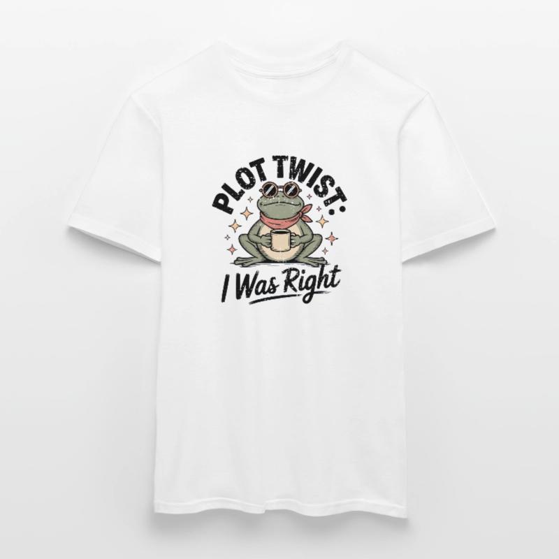 Plot Twist Frog : J’avais raison T-shirt homme
