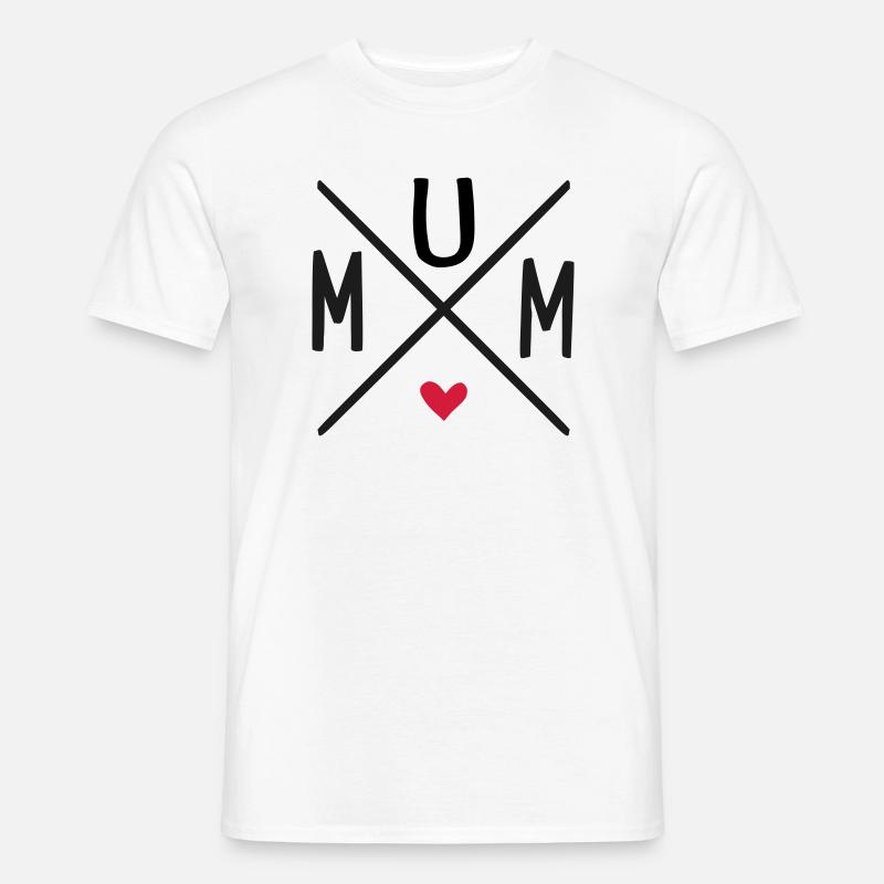 Mum - Männer T-Shirt - Weiß