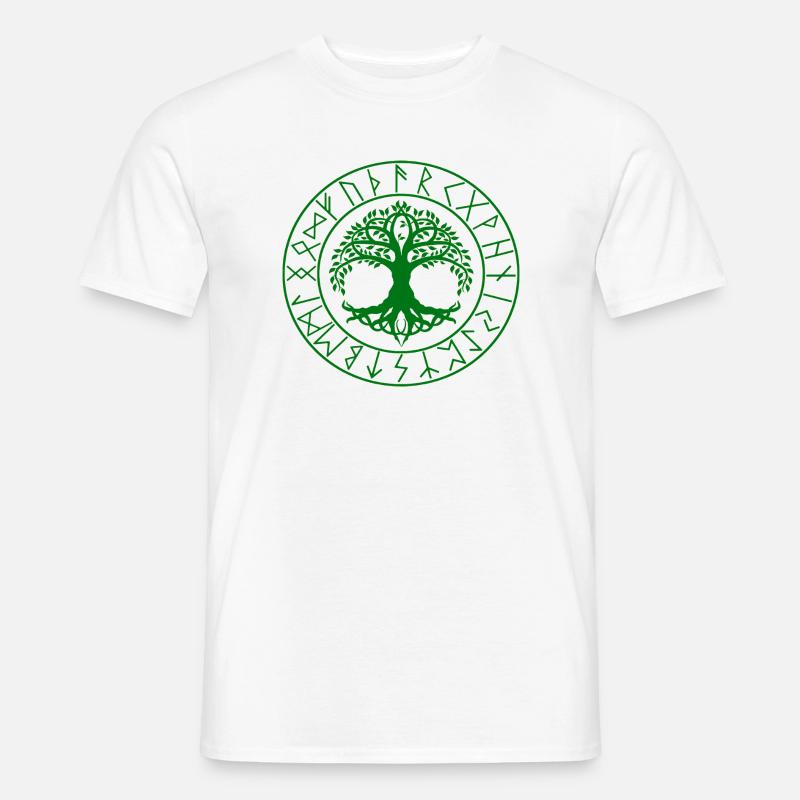 Viking Tree Celtic Knot - Men’s T-shirt - white
