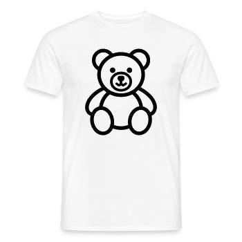 ours - T-shirt homme - blanc - Devant - AI Model Male 178 dark (178cm)