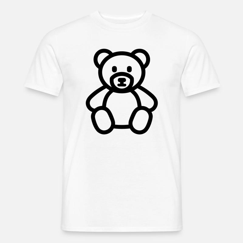 Bär - Männer T-Shirt - Weiß