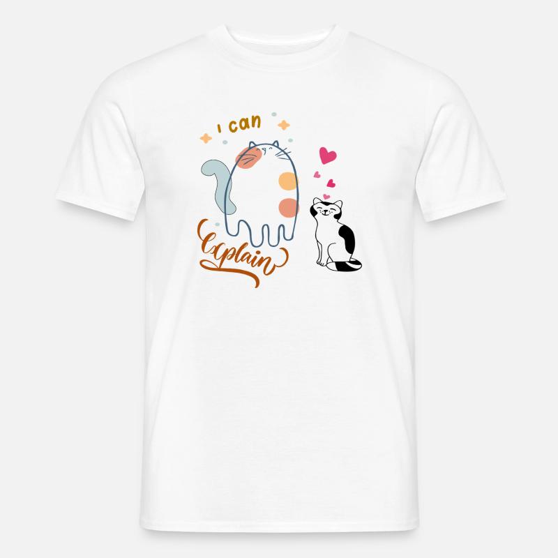 I can explain - Men’s T-shirt - white