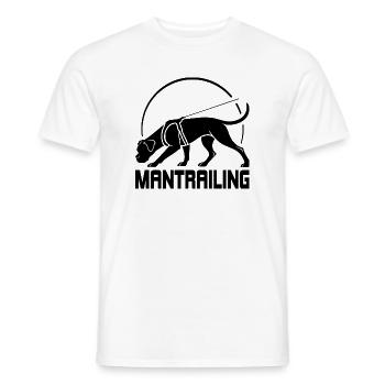 Boxer Mantrailing Hundesport Hunde Wilsigns - Männer T-Shirt - Weiß - Vorne - AI Model Male 178 dark (178cm)