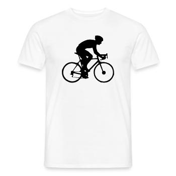 Biker - Männer T-Shirt - Weiß - Vorne - AI Model Male 178 dark (178cm)