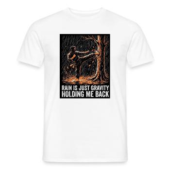 Kampfkunst Spruch - Männer T-Shirt - Weiß - Vorne - AI Model Male 178 dark (178cm)