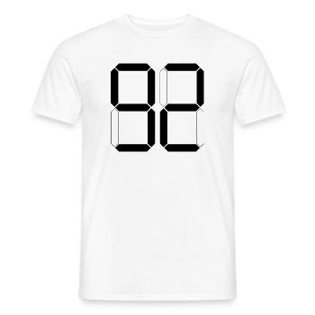 NUMÉRO 92 Quatre-vingt-douze cadeaux numériques - T-shirt homme - blanc - Devant - AI Model Male 178 dark (178cm)
