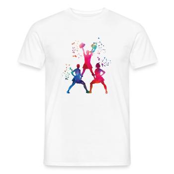 Cheerleader Cheer Mom Cheerleading - Männer T-Shirt - Weiß - Vorne - AI Model Male 178 dark (178cm)