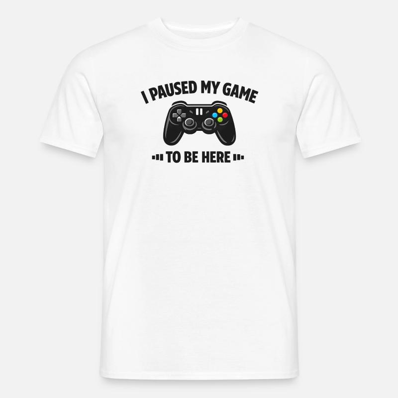 Gaming Design - Männer T-Shirt - Weiß