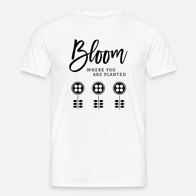 Bloom - Men’s T-shirt - white