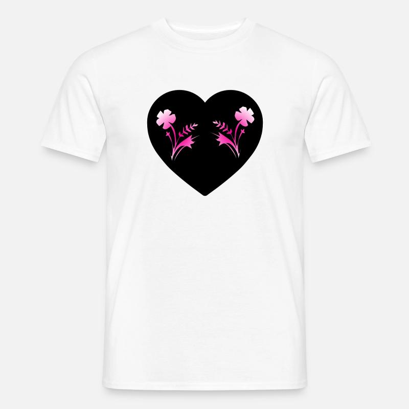 Blumen - Männer T-Shirt - Weiß
