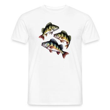 Pêche à la perche - T-shirt homme - blanc - Devant - AI Model Male 178 dark (178cm)