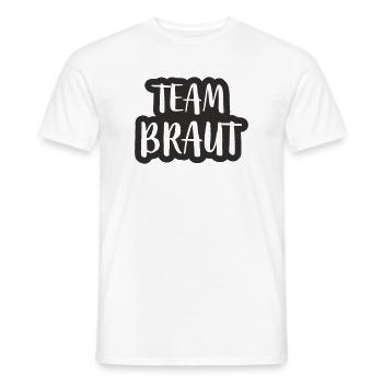 Team Braut - Männer T-Shirt - Weiß - Vorne - AI Model Male 178 dark (178cm)