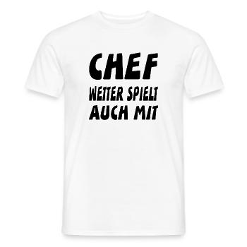 Chef - Männer T-Shirt - Weiß - Vorne - AI Model Male 178 dark (178cm)