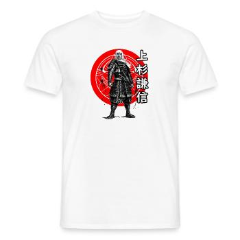 Uesugi Kenshin, der Drache von Echigo - Männer T-Shirt - Weiß - Vorne - AI Model Male 178 dark (178cm)