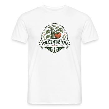 Tomatenflüsterer - Männer T-Shirt - Weiß - Vorne - AI Model Male 178 dark (178cm)