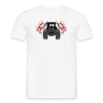 Drenthe_Tractor_Pride - Männer T-Shirt - Weiß - Vorne - AI Model Male 178 dark (178cm)