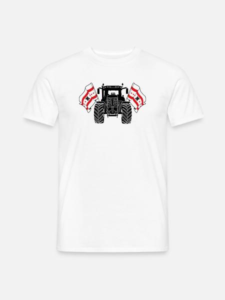 Drenthe_Tractor_Pride - Men's T-Shirt - white