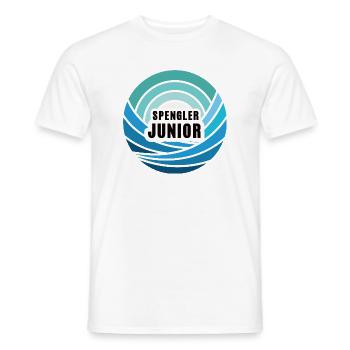 Spengler Junior Nachfolger Sohn Kind Junge - Männer T-Shirt - Weiß - Vorne - AI Model Male 178 dark (178cm)