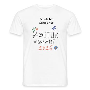 Abitur 2026  - Männer T-Shirt - Weiß - Vorne - AI Model Male 178 dark (178cm)