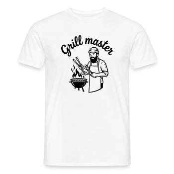 griller - T-shirt homme - blanc - Devant - AI Model Male 178 dark (178cm)