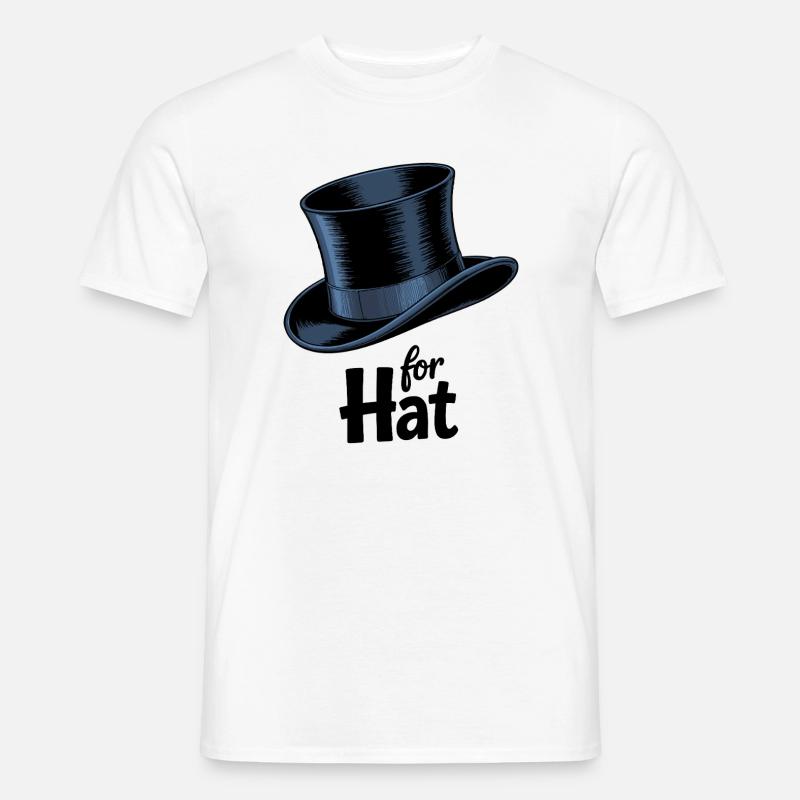 Top Hat Magic Graphic - Men's T-Shirt - white