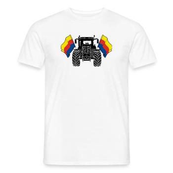 Nord Holland_Tractor_Pride - Männer T-Shirt - Weiß - Vorne - AI Model Male 178 dark (178cm)