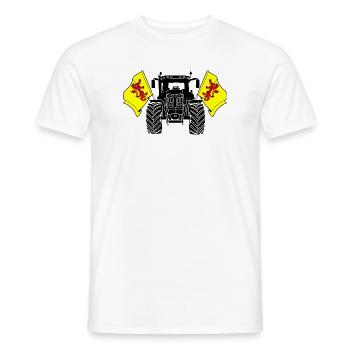 Süd Holland_Tractor_Pride - Männer T-Shirt - Weiß - Vorne - AI Model Male 178 dark (178cm)