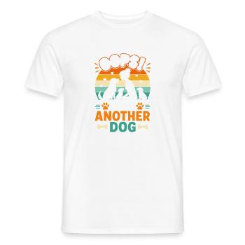 Noch ein Hund: Oops! - Männer T-Shirt - Weiß - Vorne - AI Model Male 178 dark (178cm)