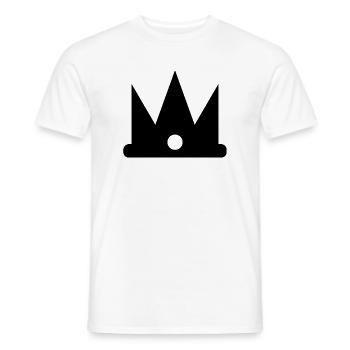 Couronne - T-shirt homme - blanc - Devant - AI Model Male 178 dark (178cm)