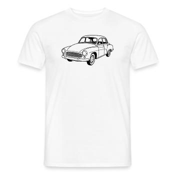 Wartburg 311 / 312 Coupé - Männer T-Shirt - Weiß - Vorne - AI Model Male 178 dark (178cm)