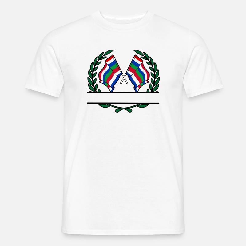 Schier Laurel Custom – Island Edition - Männer T-Shirt - Weiß