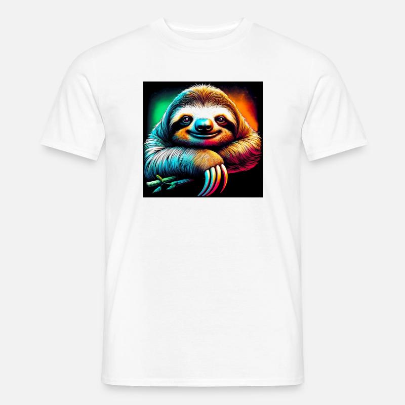 sloth - Men’s T-shirt - white