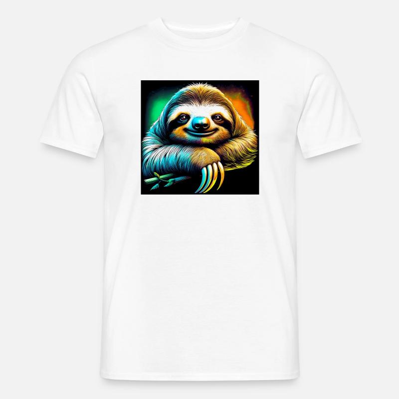sloth - Men’s T-shirt - white