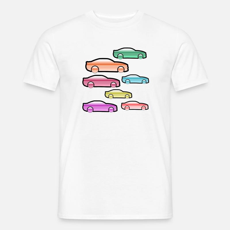 Autos - Männer T-Shirt - Weiß