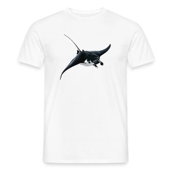 Raies Manta Raies - T-shirt homme - blanc - Devant - AI Model Male 178 dark (178cm)