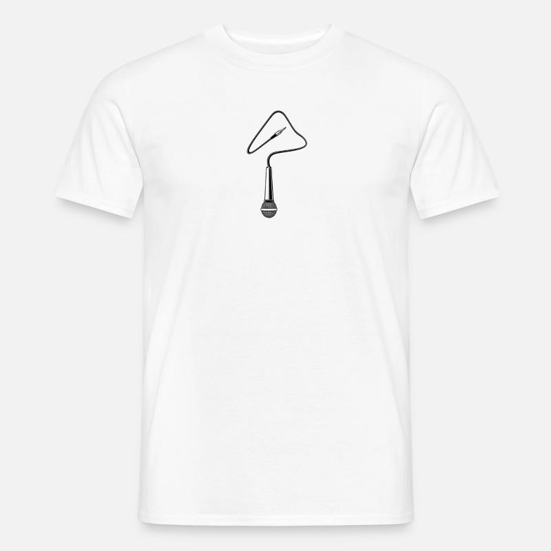 micro - T-shirt homme - blanc