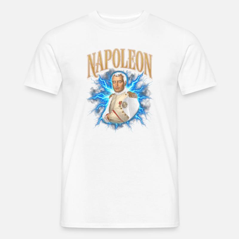 Napoleon Blitzlicht-Aura - Männer T-Shirt - Weiß
