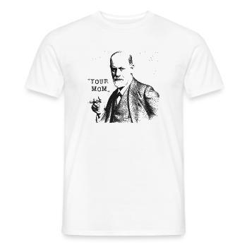 Your Mom - Siegmund Freud Statement - Männer T-Shirt - Weiß - Vorne - AI Model Male 178 dark (178cm)