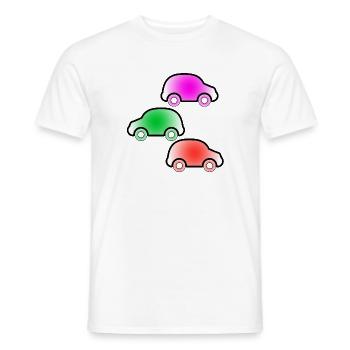 Autos - Männer T-Shirt - Weiß - Vorne - AI Model Male 178 dark (178cm)