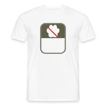 Ne caressez pas l’introverti à distance calme et antisocial - T-shirt homme - blanc - Devant - AI Model Male 178 dark (178cm)