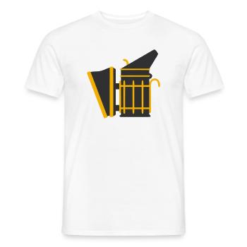  Imker Smoker Rauchgerät Bienenzucht Imkerei - Männer T-Shirt - Weiß - Vorne - AI Model Male 178 dark (178cm)