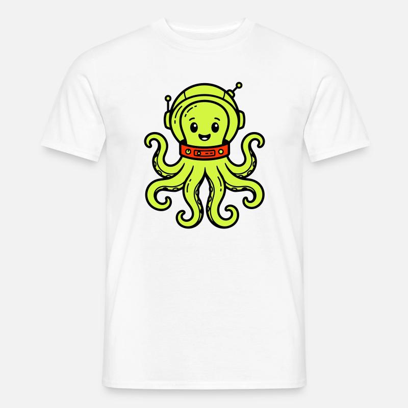 cute alien - Men's T-Shirt - white