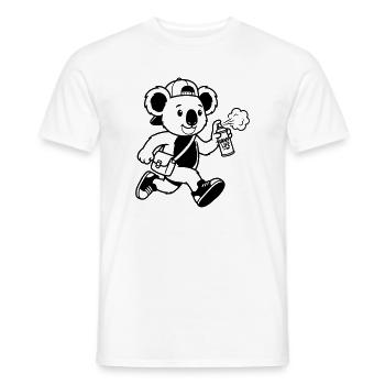 Graffiti - Männer T-Shirt - Weiß - Vorne - AI Model Male 178 dark (178cm)